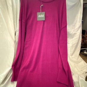 Marled Magenta Sweater